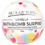 Бомбочка для ванны Bath Bomb Surprise Vanilla + вибропуля купить в интернет магазине pheromones-mf.ru