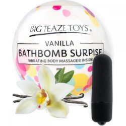 Бомбочка для ванны Bath Bomb Surprise Vanilla + вибропуля купить в интернет магазине pheromones-mf.ru
