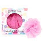 Розовая губка для ванны с вибропулей Vibrating Bath Sponge купить в интернет магазине pheromones-mf.ru