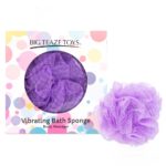 Фиолетовая губка для ванны с вибропулей Vibrating Bath Sponge купить в интернет магазине pheromones-mf.ru